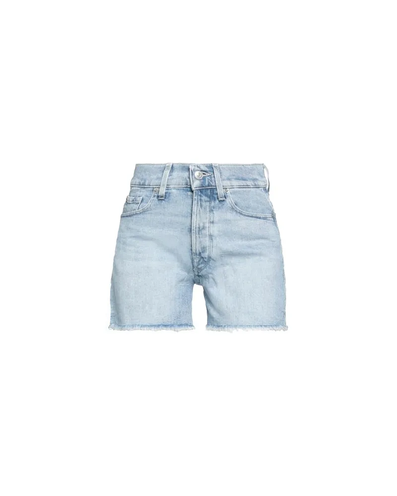 7 for all mankind HOSEN & RÖCKE - Jeansshortsauf YOOX.COM Blau