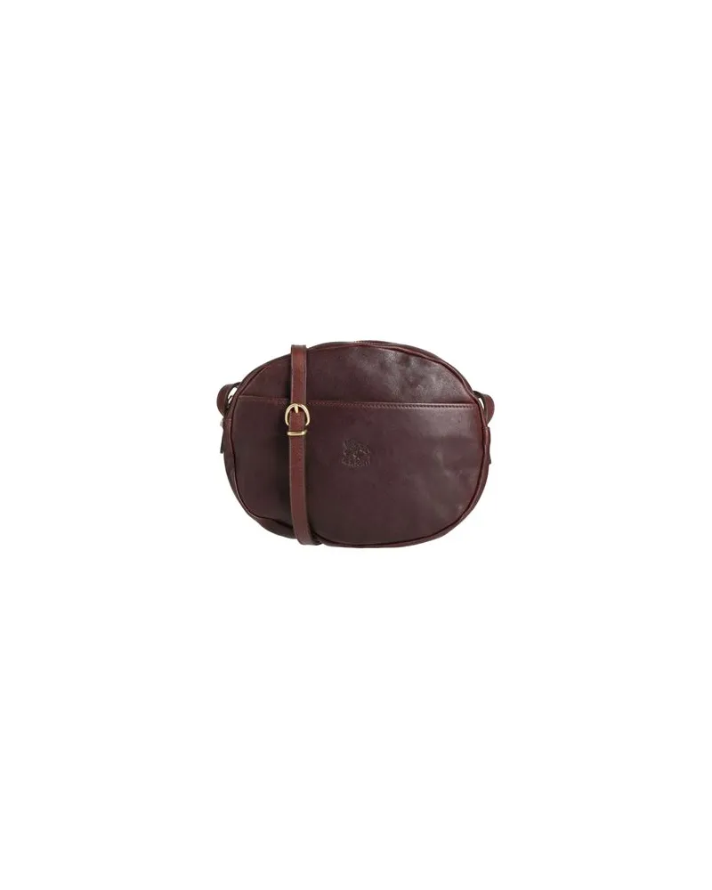 IL BISONTE TASCHEN - Umhängetascheauf YOOX.COM Dunkelbraun