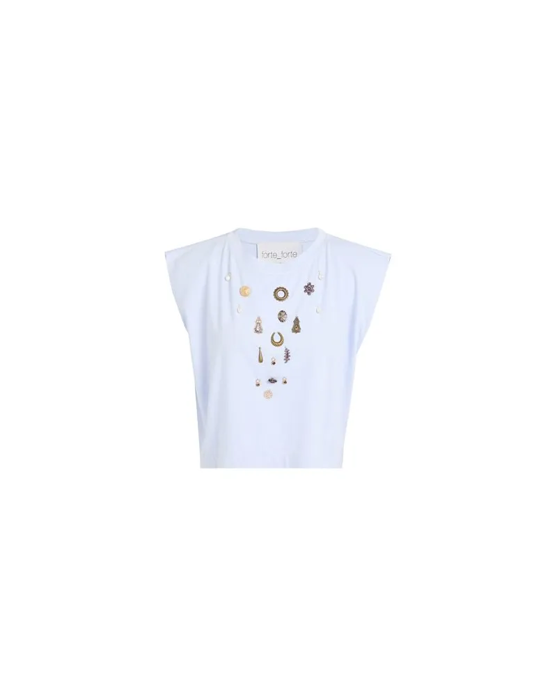 forte_forte TOPS - T-shirtsauf YOOX.COM Himmelblau