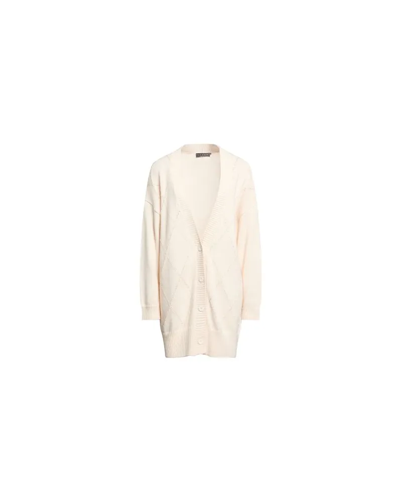 Icona By Kaos STRICKWAREN - Strickjackenauf YOOX.COM Beige