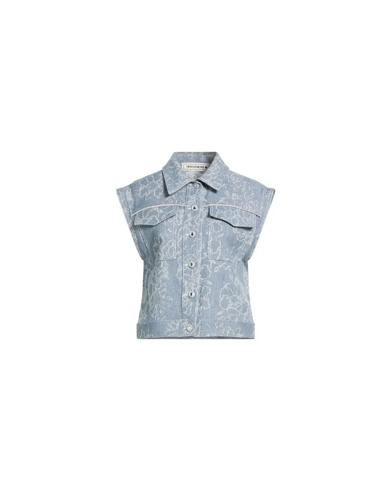 SHIRTAPORTER JACKEN & MÄNTEL - Jeansjacken/Mäntelauf YOOX.COM Blau