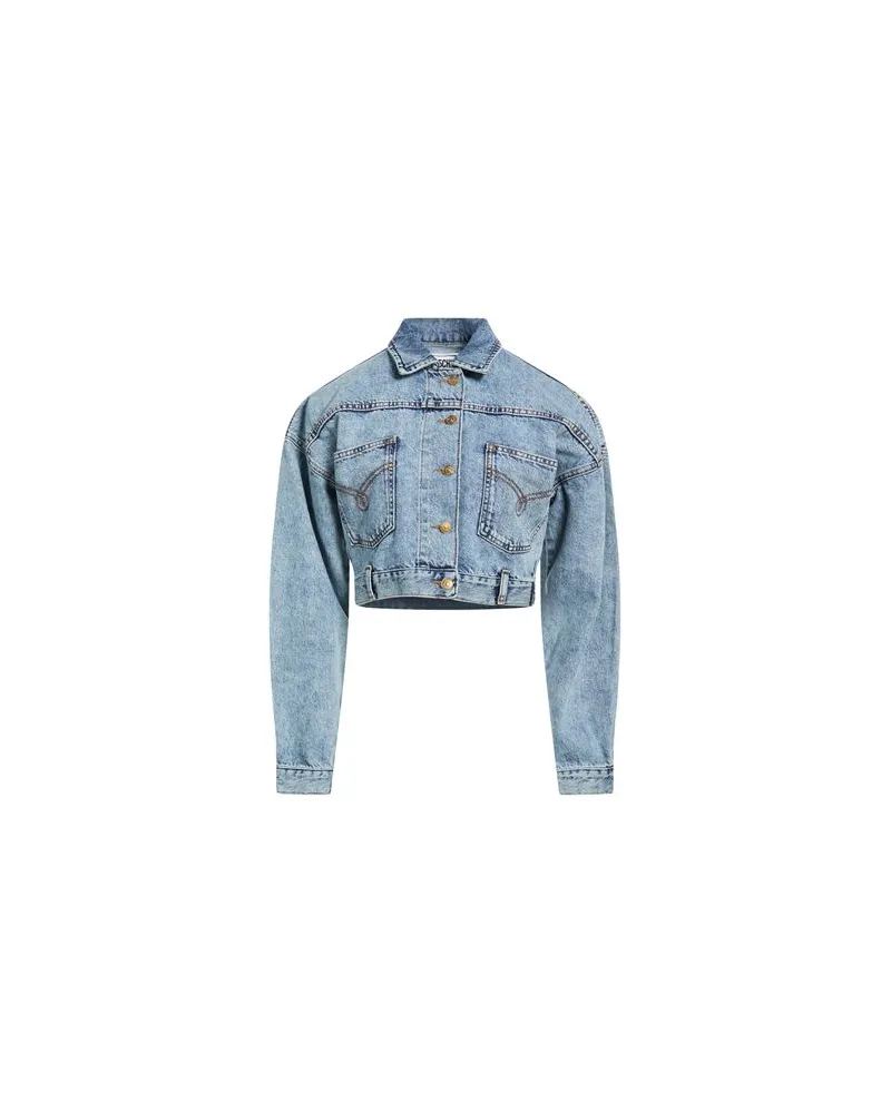 Moschino JACKEN & MÄNTEL - Jeansjacken/Mäntelauf YOOX.COM Blau