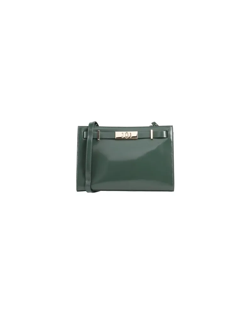 Borbonese TASCHEN - Umhängetascheauf YOOX.COM Dunkelgrün