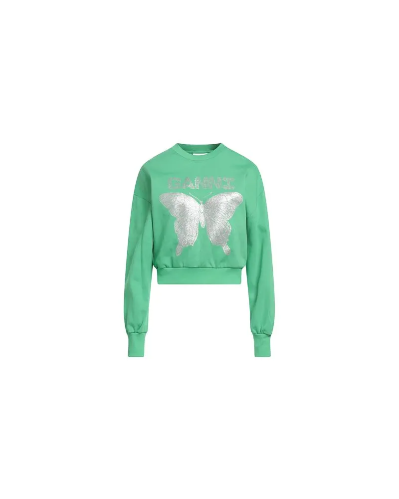 Ganni TOPS - Sweatshirtsauf YOOX.COM Grün