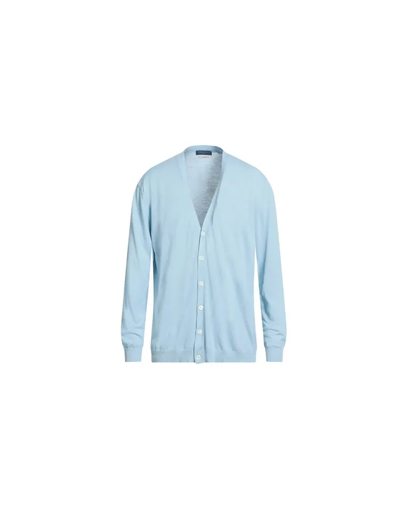 Daniele Fiesoli STRICKWAREN - Strickjackenauf YOOX.COM Himmelblau
