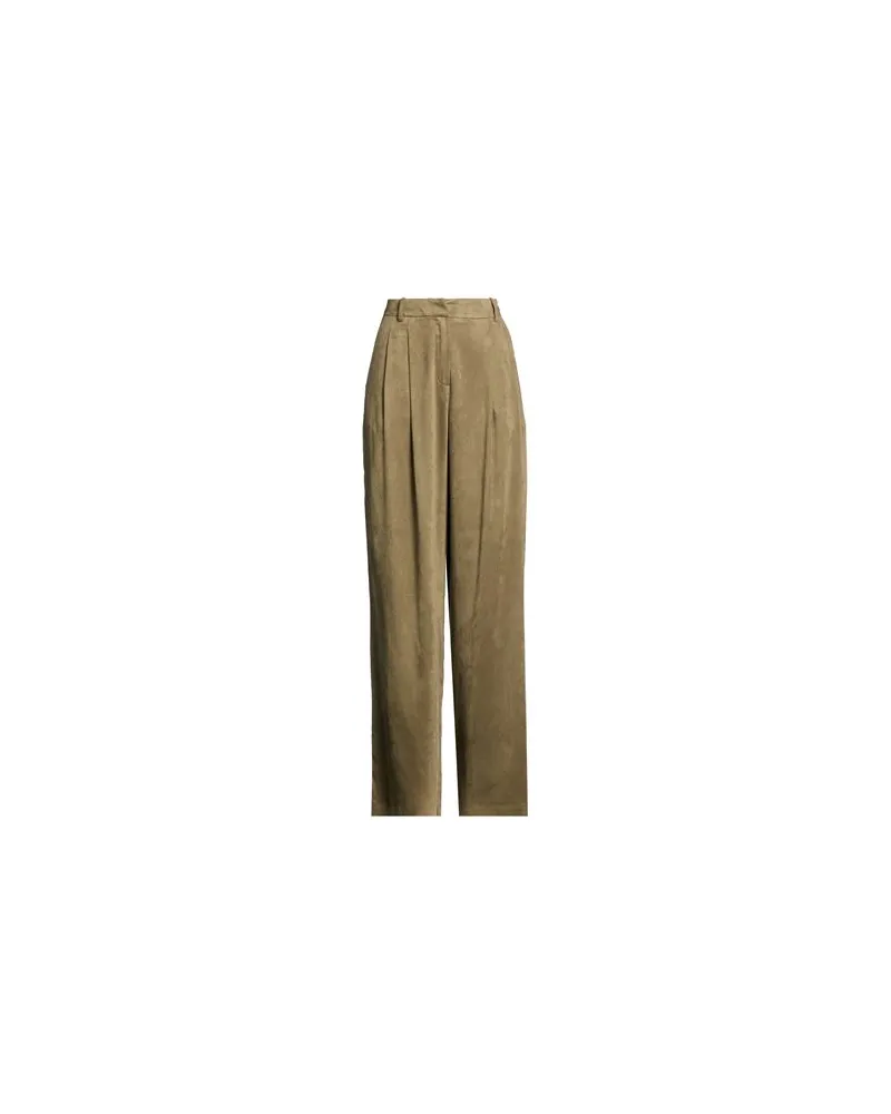 ALYSI CRÈME - HOSEN & RÖCKE - Hosenauf YOOX.COM Militärgrün