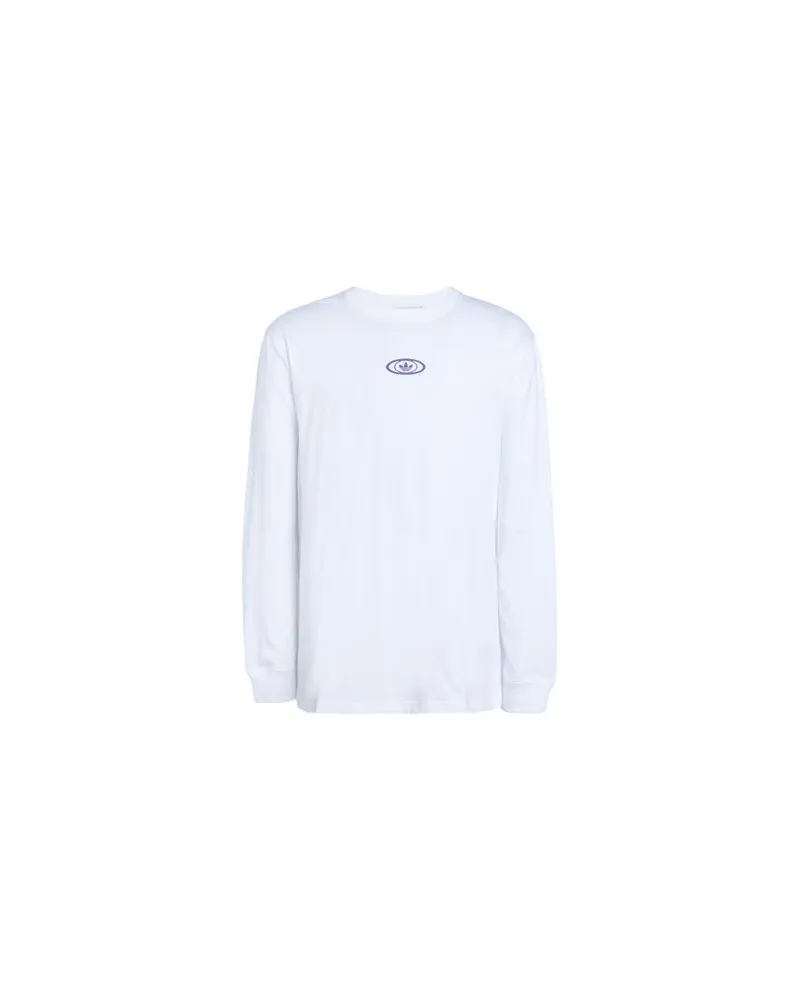adidas adidas REKVIE LONGSLEEVE TEE  - TOPS - T-shirtsauf YOOX.COM Weiß