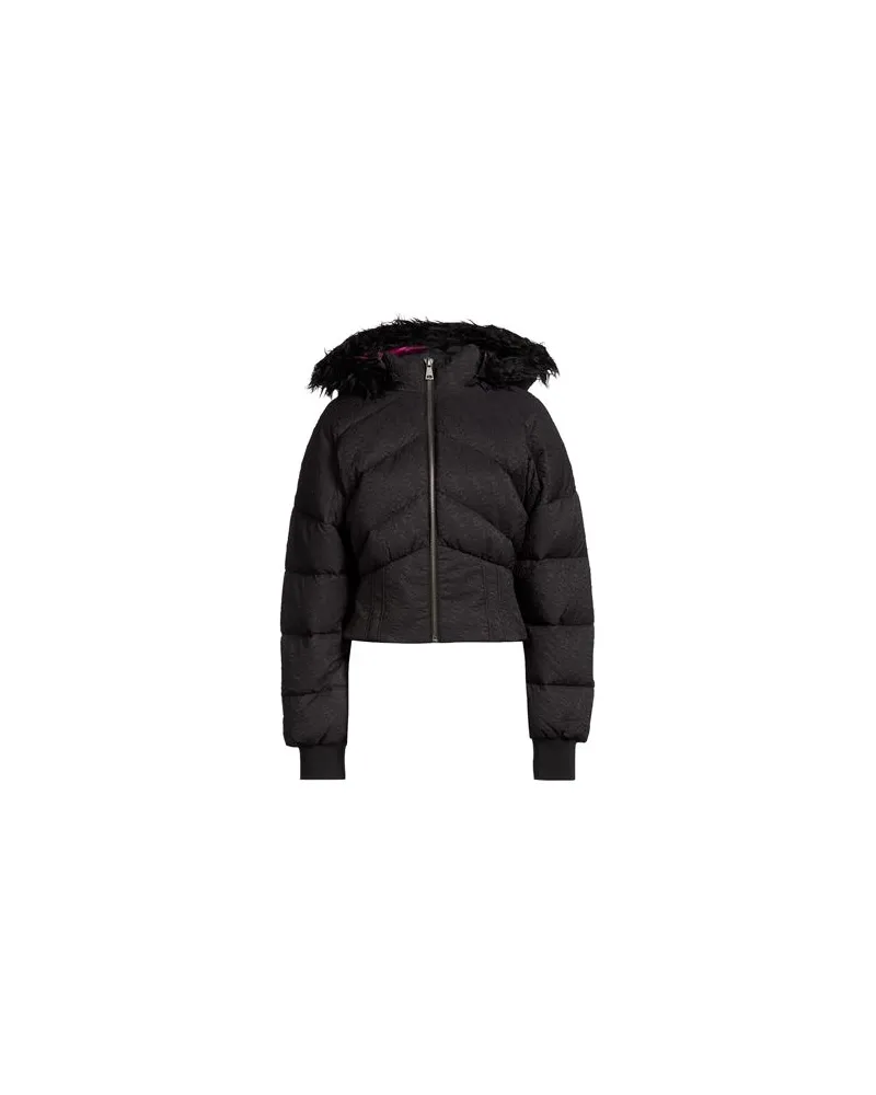 Versace Jeans JACKEN & MÄNTEL - Pufferjacken & Daunenjackenauf YOOX.COM Schwarz