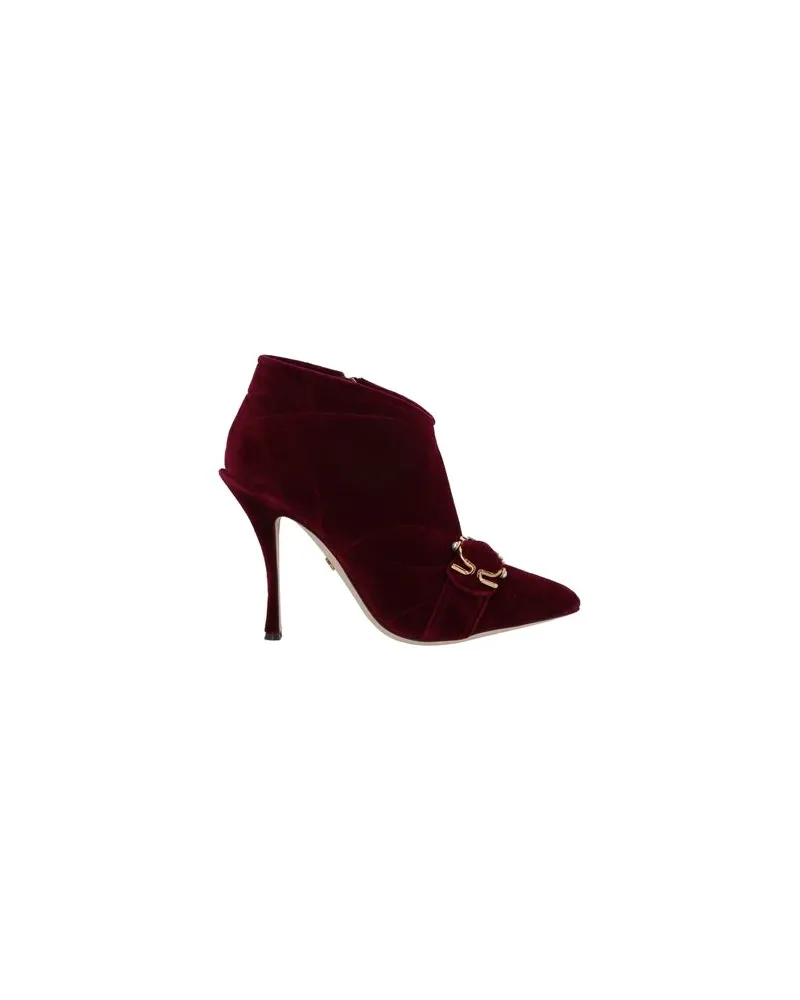 Dolce & Gabbana SCHUHE - Stiefelettenauf YOOX.COM Bordeaux