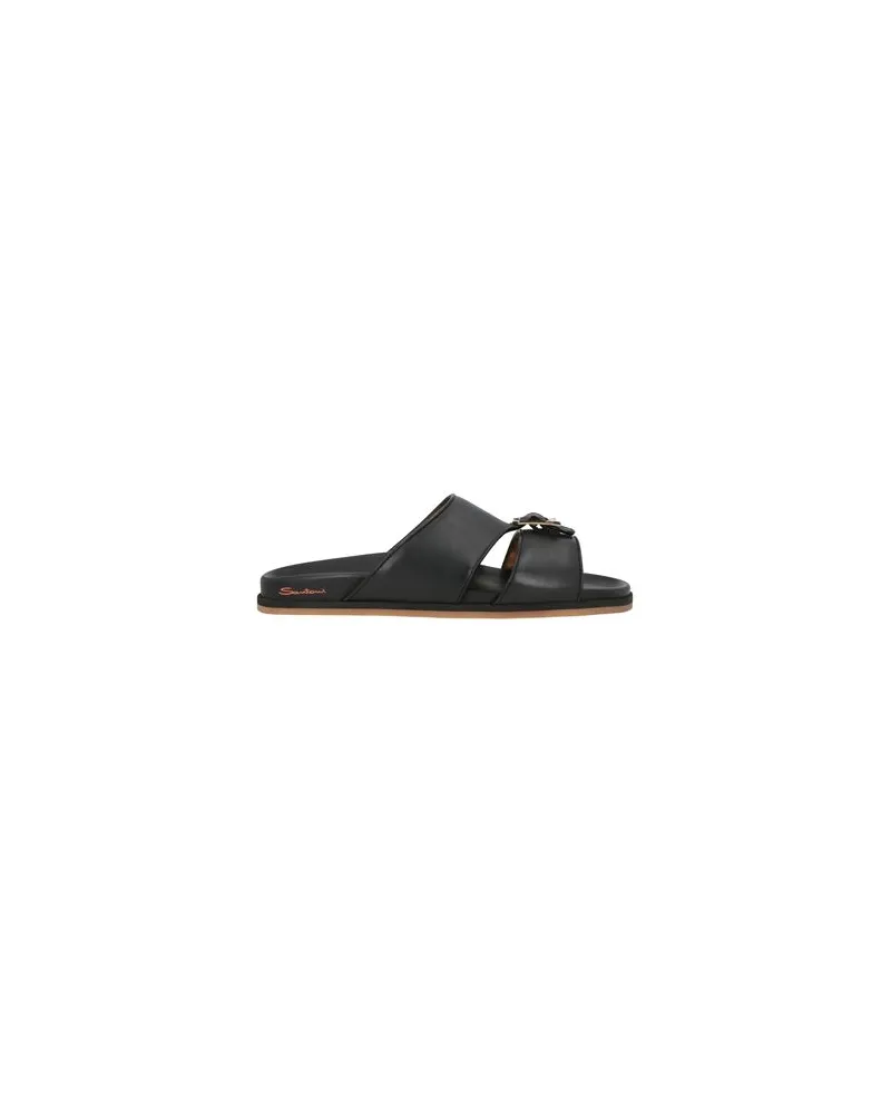 Santoni SCHUHE - Sandalenauf YOOX.COM Schwarz