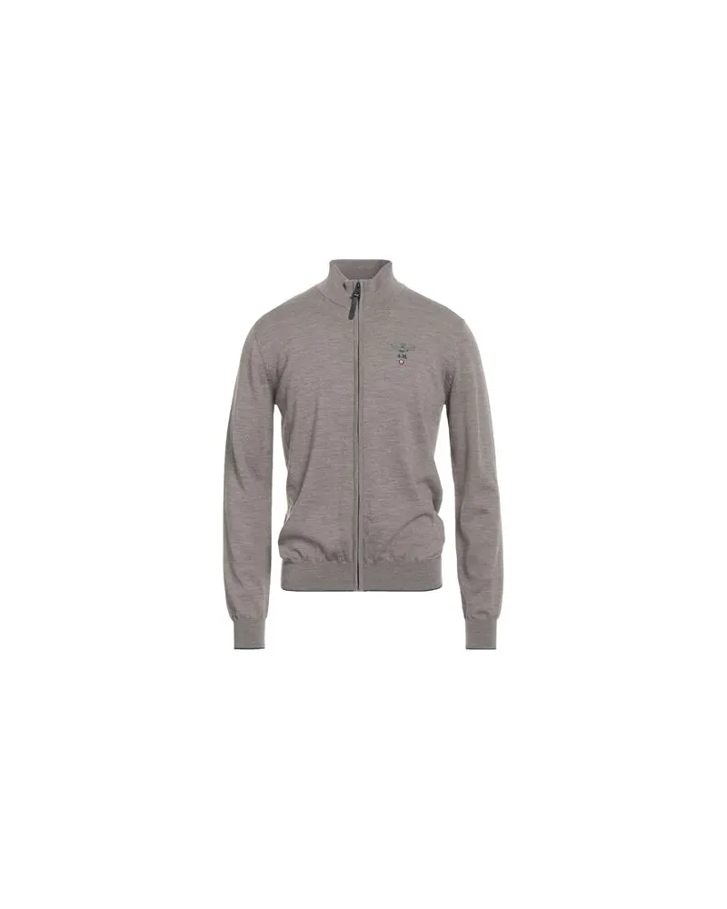 Aeronautica Militare CRISTIANO DI THIENE - STRICKWAREN - Strickjackenauf YOOX.COM Maulwurfsgrau