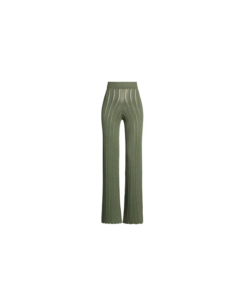 KONTATTO HOSEN & RÖCKE - Leggingsauf YOOX.COM Militärgrün