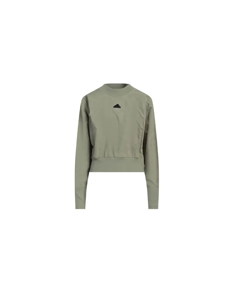 adidas TOPS - Sweatshirtsauf YOOX.COM Salbeigrün