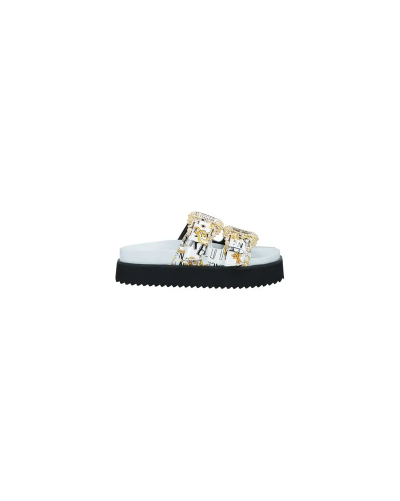 Versace Jeans SCHUHE - Sandalenauf YOOX.COM Weiß