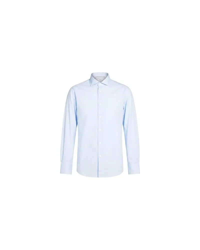 Brunello Cucinelli TOPS - Hemdenauf YOOX.COM Himmelblau