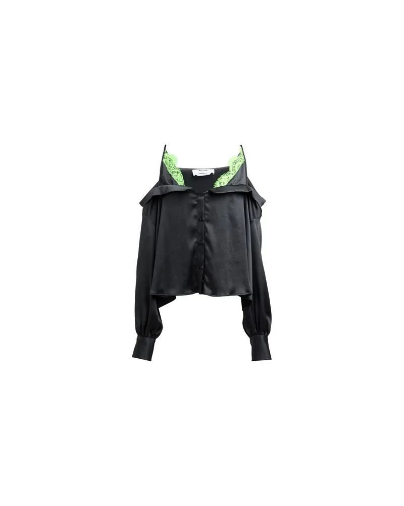 MSGM TOPS - Hemdenauf YOOX.COM Schwarz