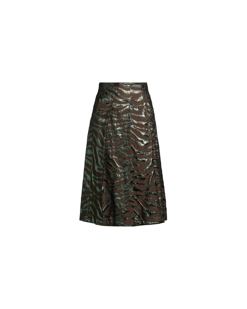ODEEH HOSEN & RÖCKE - Midi-Röckeauf YOOX.COM Dunkelbraun