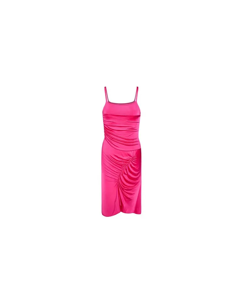 Marine Serre KLEIDER - Midi-Kleiderauf YOOX.COM Fuchsia