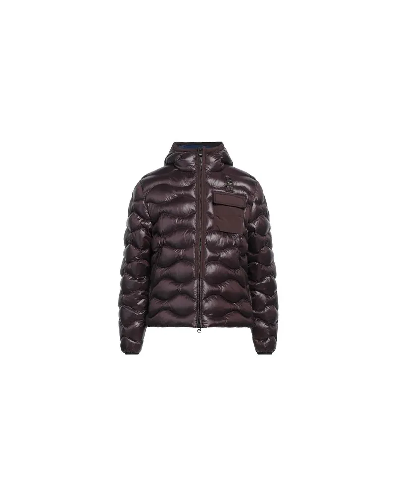 Blauer JACKEN & MÄNTEL - Pufferjacken & Daunenjackenauf YOOX.COM Schokobraun