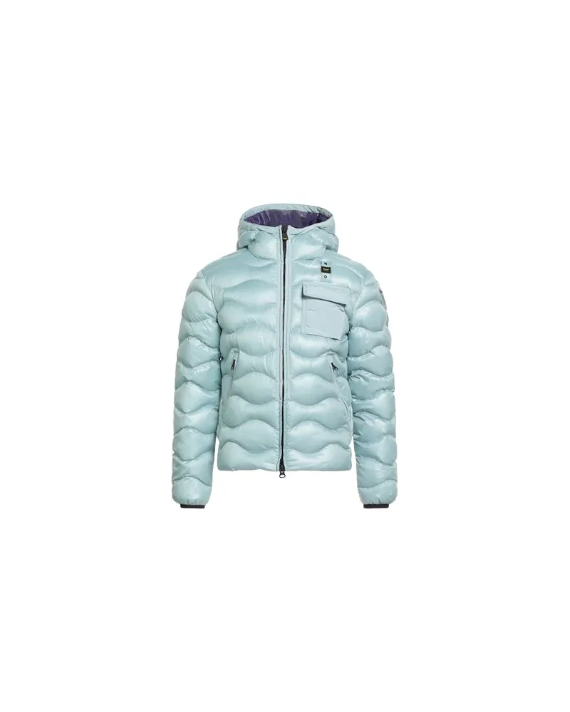 Blauer JACKEN & MÄNTEL - Pufferjacken & Daunenjackenauf YOOX.COM Himmelblau