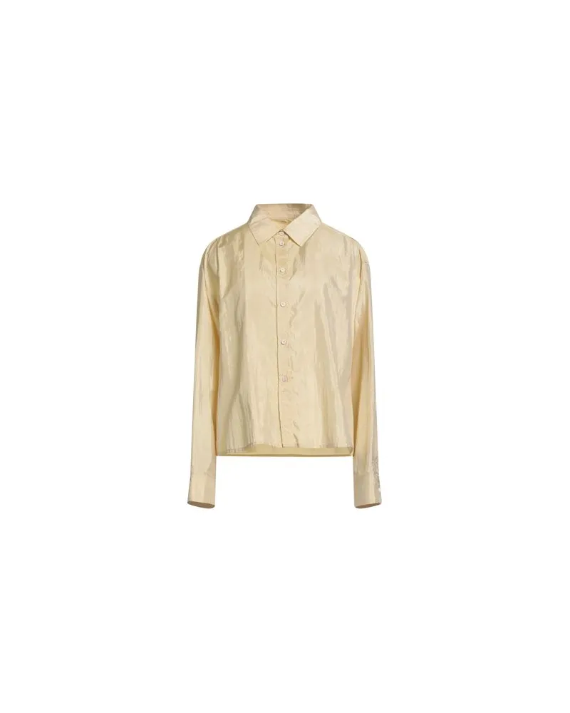 Jil Sander TOPS - Hemdenauf YOOX.COM Pastellgelb