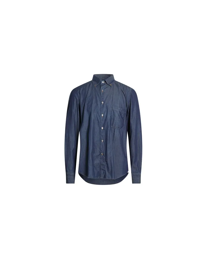 Drumohr  TOPS - Jeanshemdenauf YOOX.COM Blau