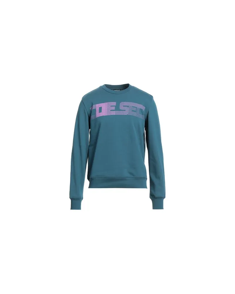 Diesel TOPS - Sweatshirtsauf YOOX.COM Aquamarin