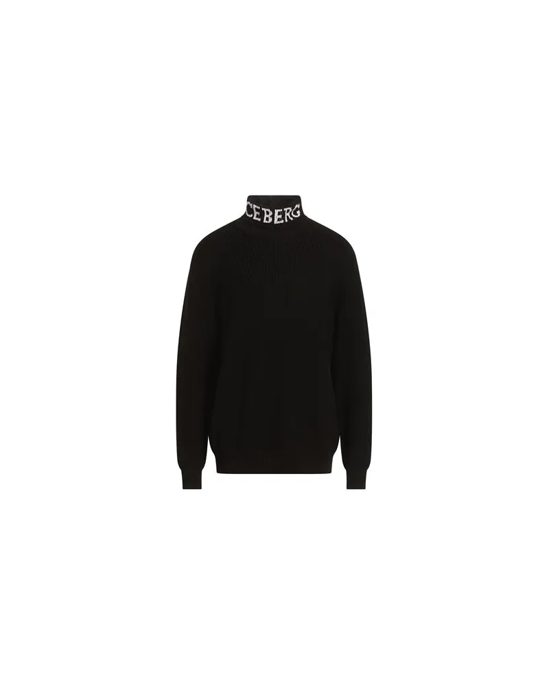 Iceberg STRICKWAREN - Rollkragenpulloverauf YOOX.COM Schwarz