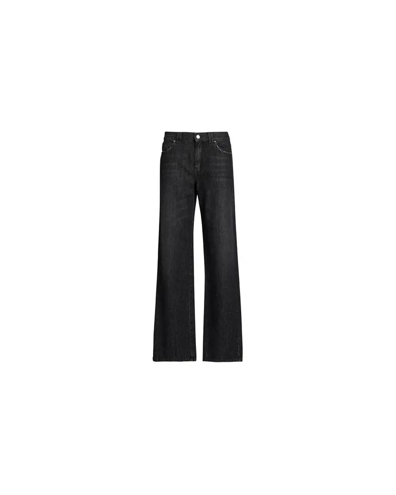 MARELLA STELLA MAXWELL X  - HOSEN & RÖCKE - Jeanshosenauf YOOX.COM Schwarz