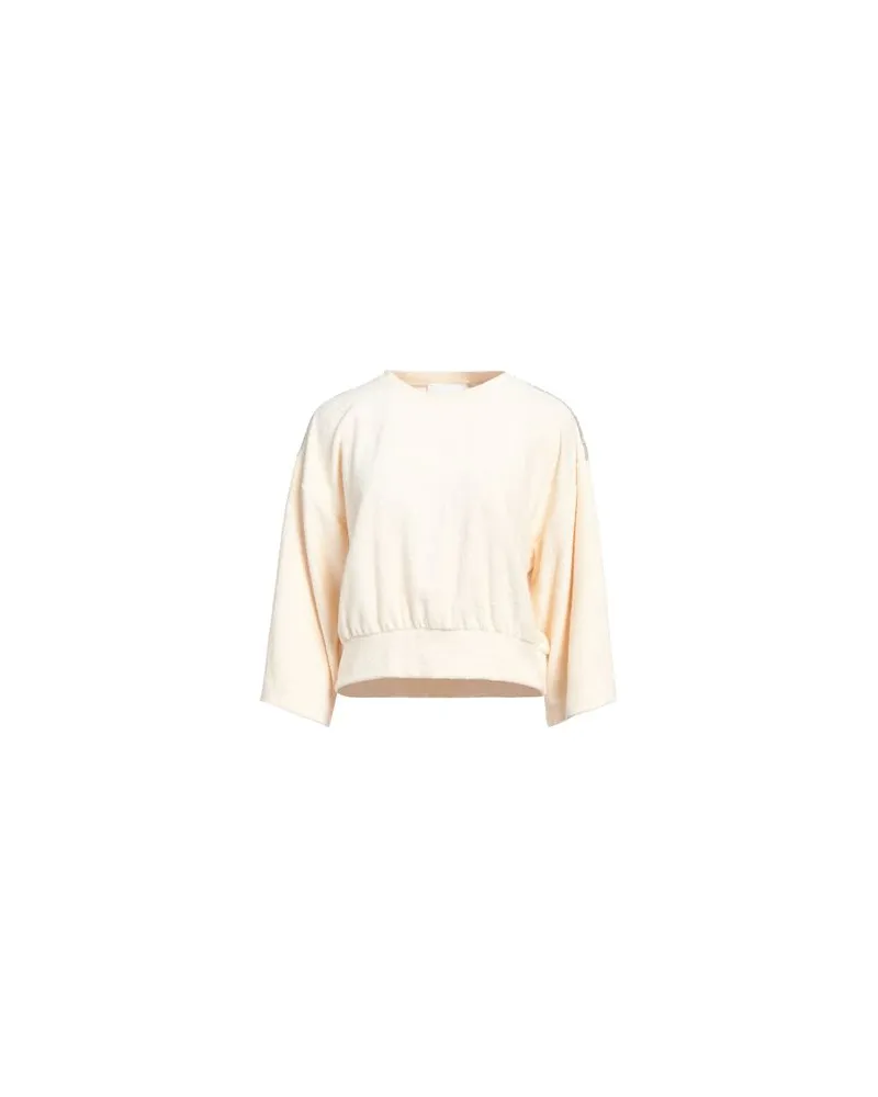 Brand Unique TOPS - Sweatshirtsauf YOOX.COM Cremeweiß