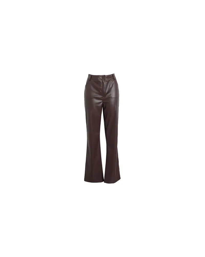 Topshop HOSEN & RÖCKE - Hosenauf YOOX.COM Schokobraun