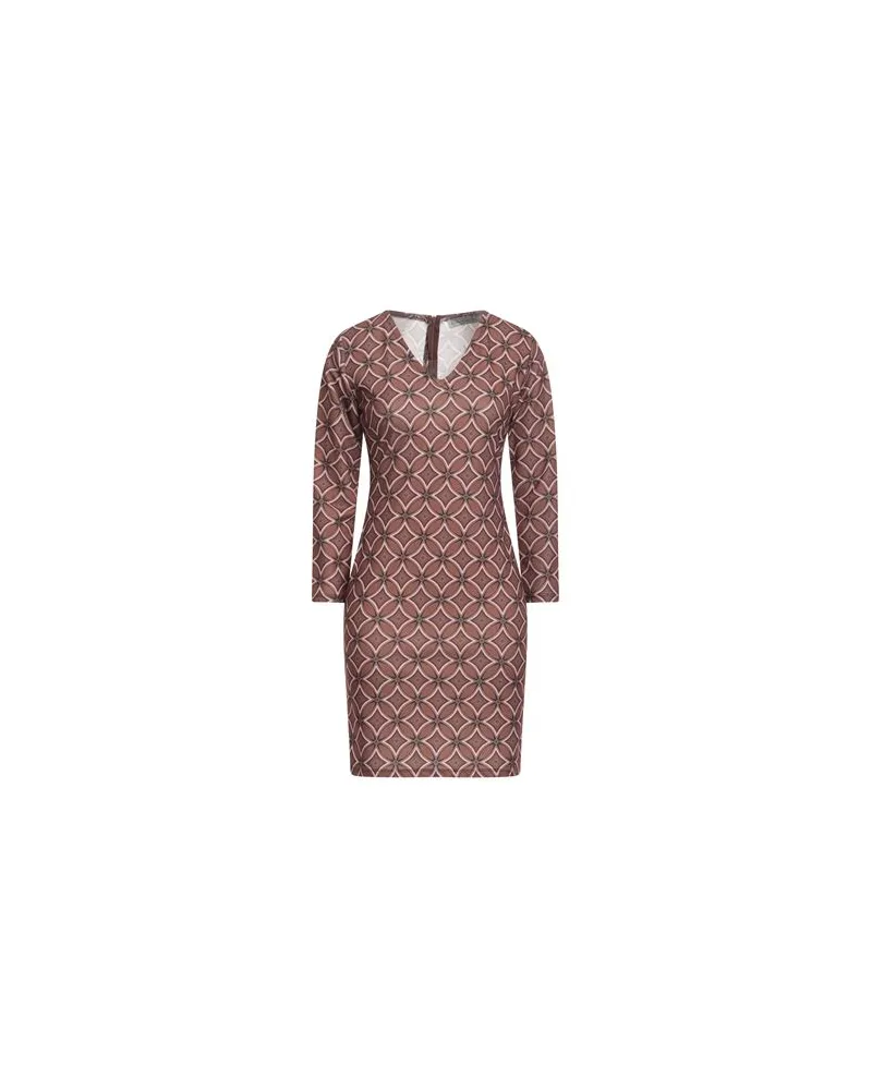 Boutique de la Femme KLEIDER - Mini-Kleiderauf YOOX.COM Braun