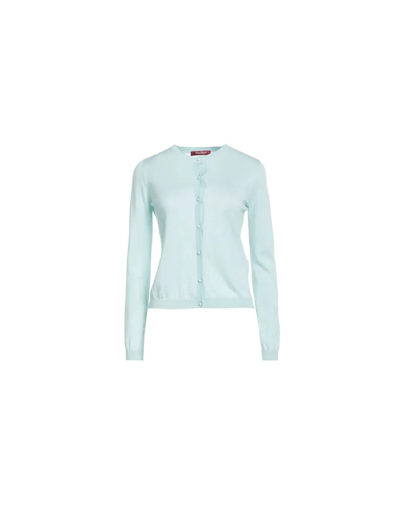 Max Mara STRICKWAREN - Strickjackenauf YOOX.COM Himmelblau