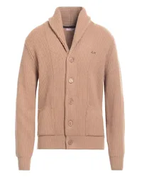 Sun68 Strickjacke Kamel