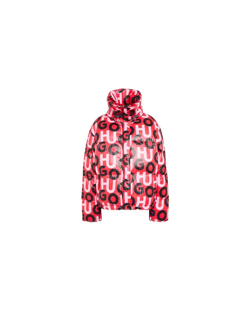 HUGO BOSS JACKEN & MÄNTEL - Pufferjacken & Daunenjackenauf YOOX.COM Rot