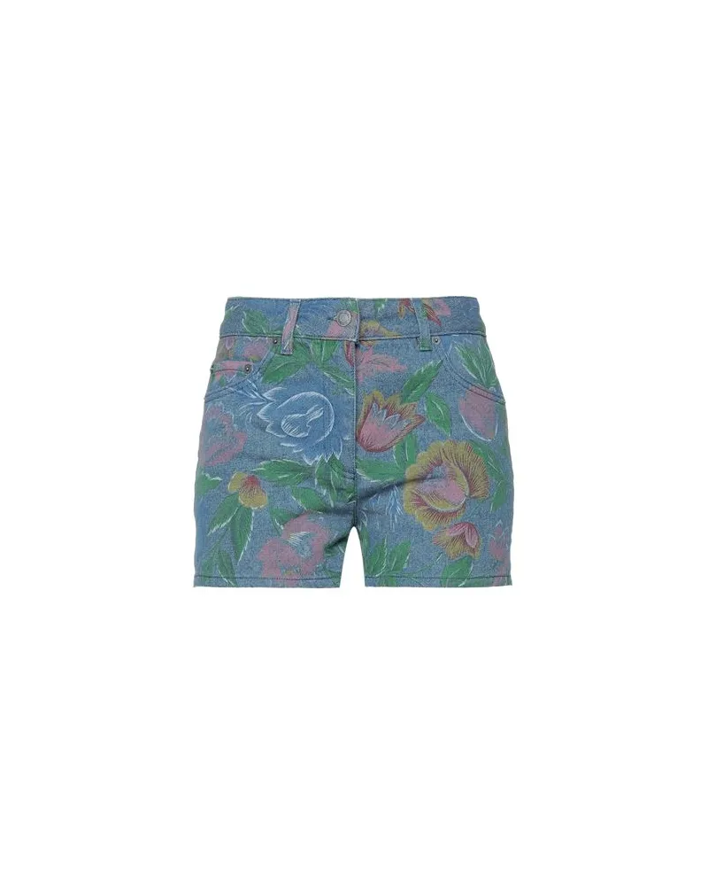 Moschino HOSEN & RÖCKE - Jeansshortsauf YOOX.COM Blau
