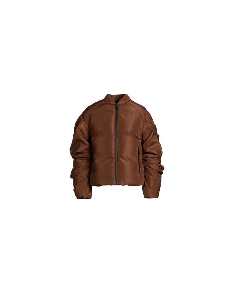 KHRISJOY JACKEN & MÄNTEL - Pufferjacken & Daunenjackenauf YOOX.COM Braun