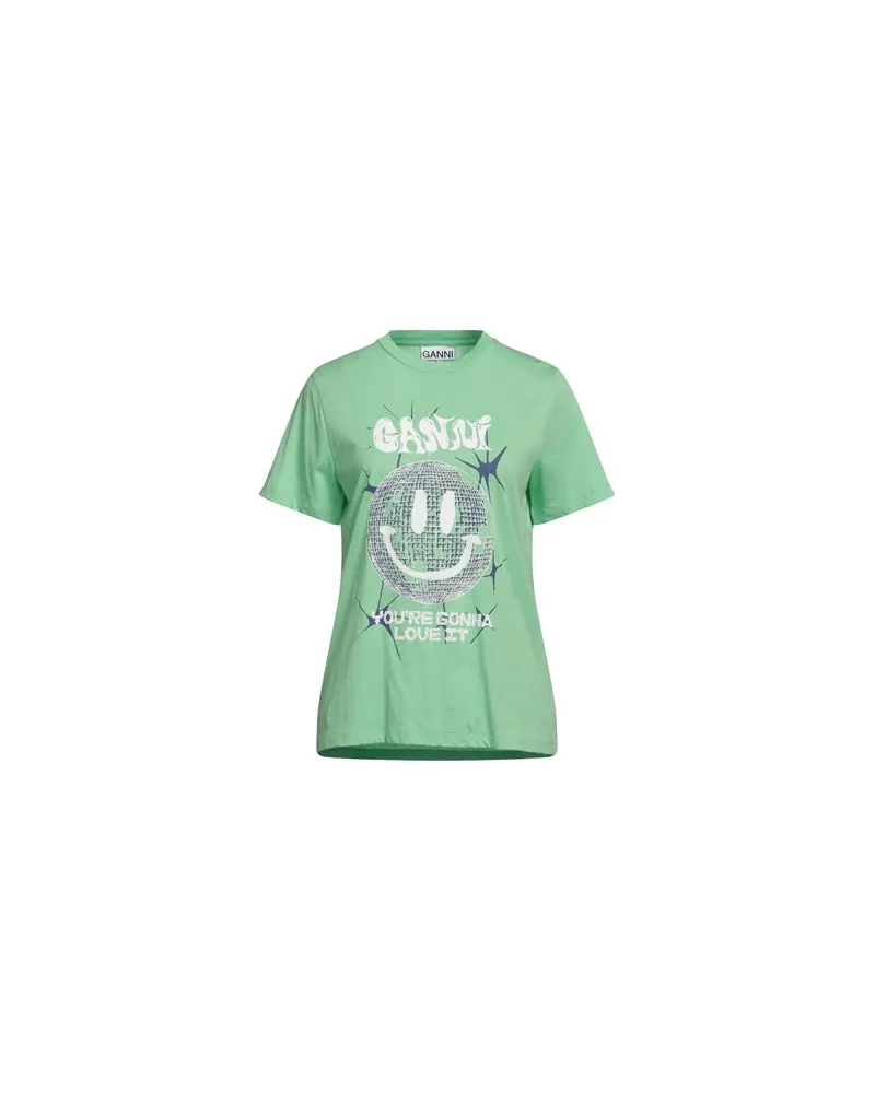 Ganni TOPS - T-shirtsauf YOOX.COM Grün