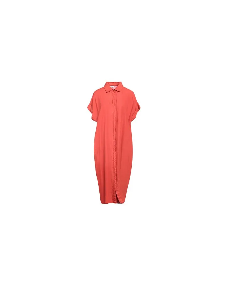 ROSSOPURO KLEIDER - Midi-Kleiderauf YOOX.COM Orange
