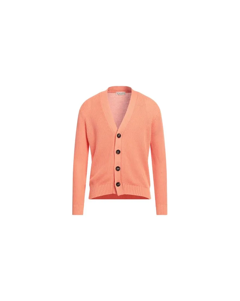 Filippo de Laurentiis STRICKWAREN - Strickjackenauf YOOX.COM Lachs