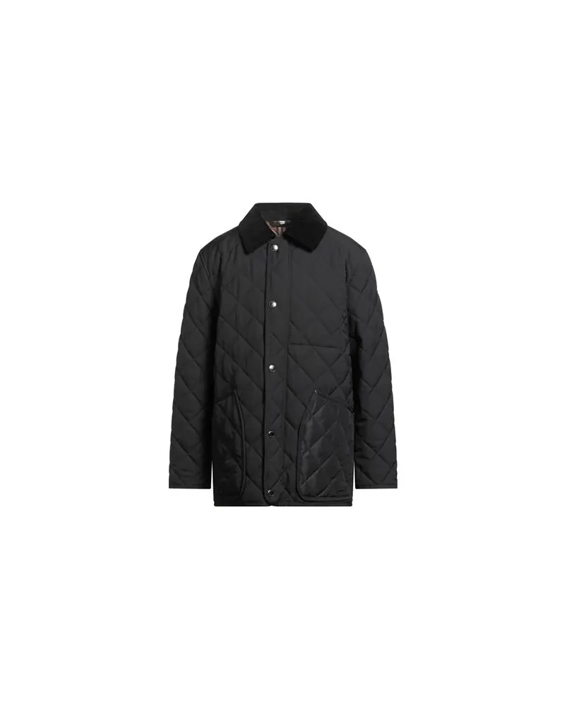 Burberry JACKEN & MÄNTEL - Pufferjacken & Daunenjackenauf YOOX.COM Schwarz