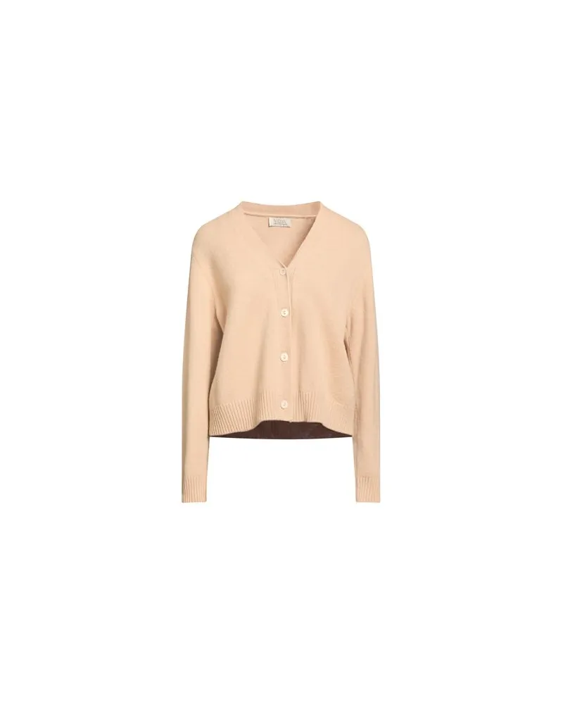 N.O.W. Andrea Rosati Cashmere STRICKWAREN - Strickjackenauf YOOX.COM Sand
