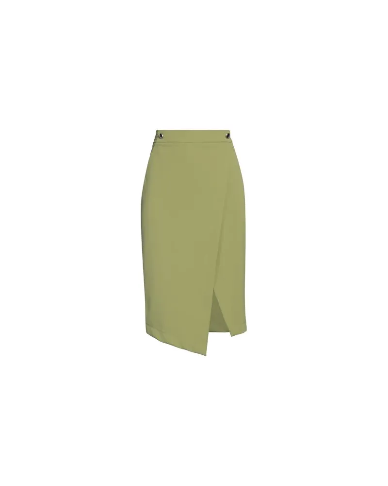 Kaos HOSEN & RÖCKE - Midi-Röckeauf YOOX.COM Grün