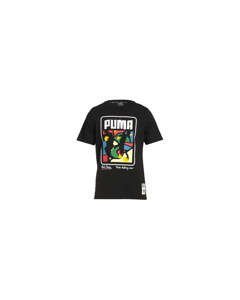 Puma Harlem Tee   - TOPS - T-shirtsauf YOOX.COM Schwarz