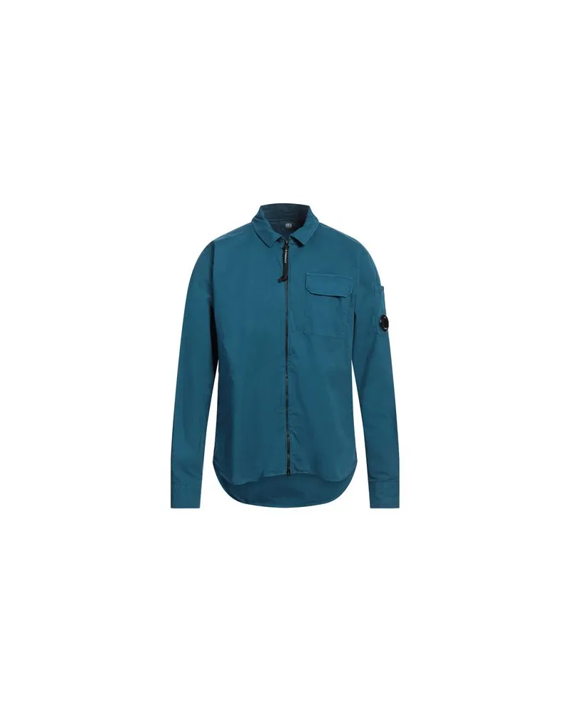 C.P. Company TOPS - Hemdenauf YOOX.COM Aquamarin