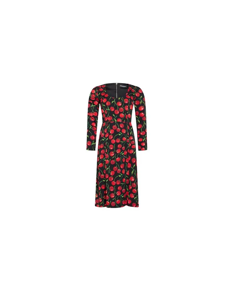 Dolce & Gabbana KLEIDER - Midi-Kleiderauf YOOX.COM Schwarz