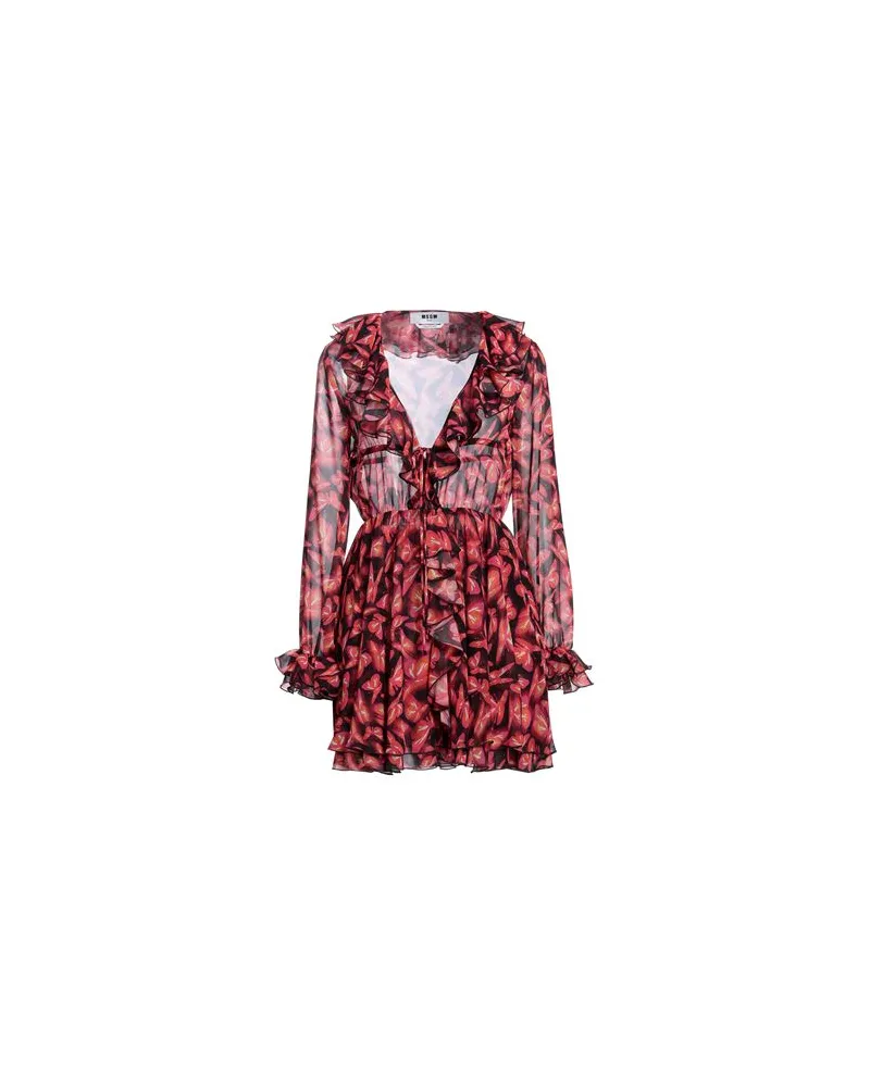 MSGM KLEIDER - Mini-Kleiderauf YOOX.COM Rostrot