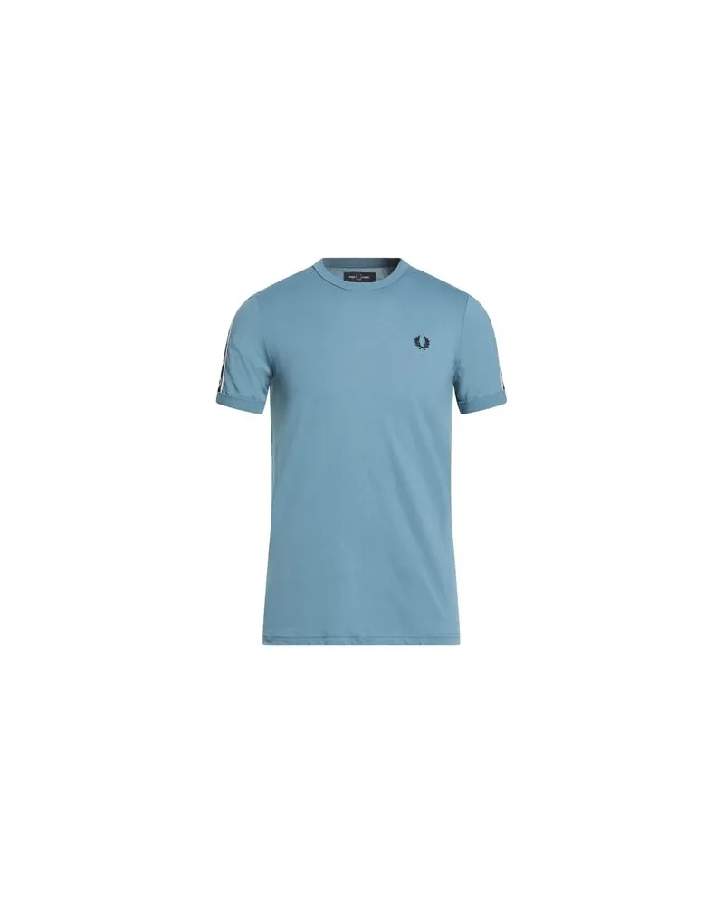 Fred Perry TOPS - T-shirtsauf YOOX.COM Taubenblau