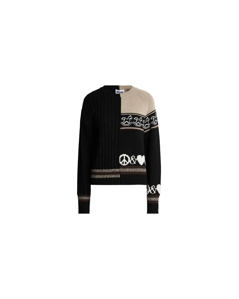 Moschino STRICKWAREN - Pulloverauf YOOX.COM Schwarz