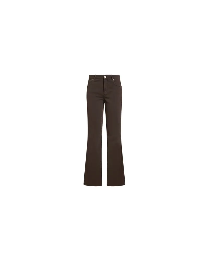 Pinko HOSEN & RÖCKE - Jeanshosenauf YOOX.COM Dunkelbraun